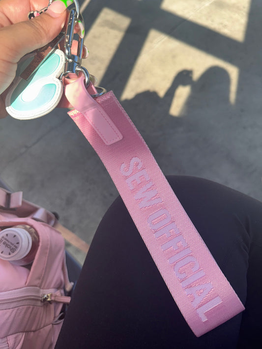 Sew Official Signature Key Chain